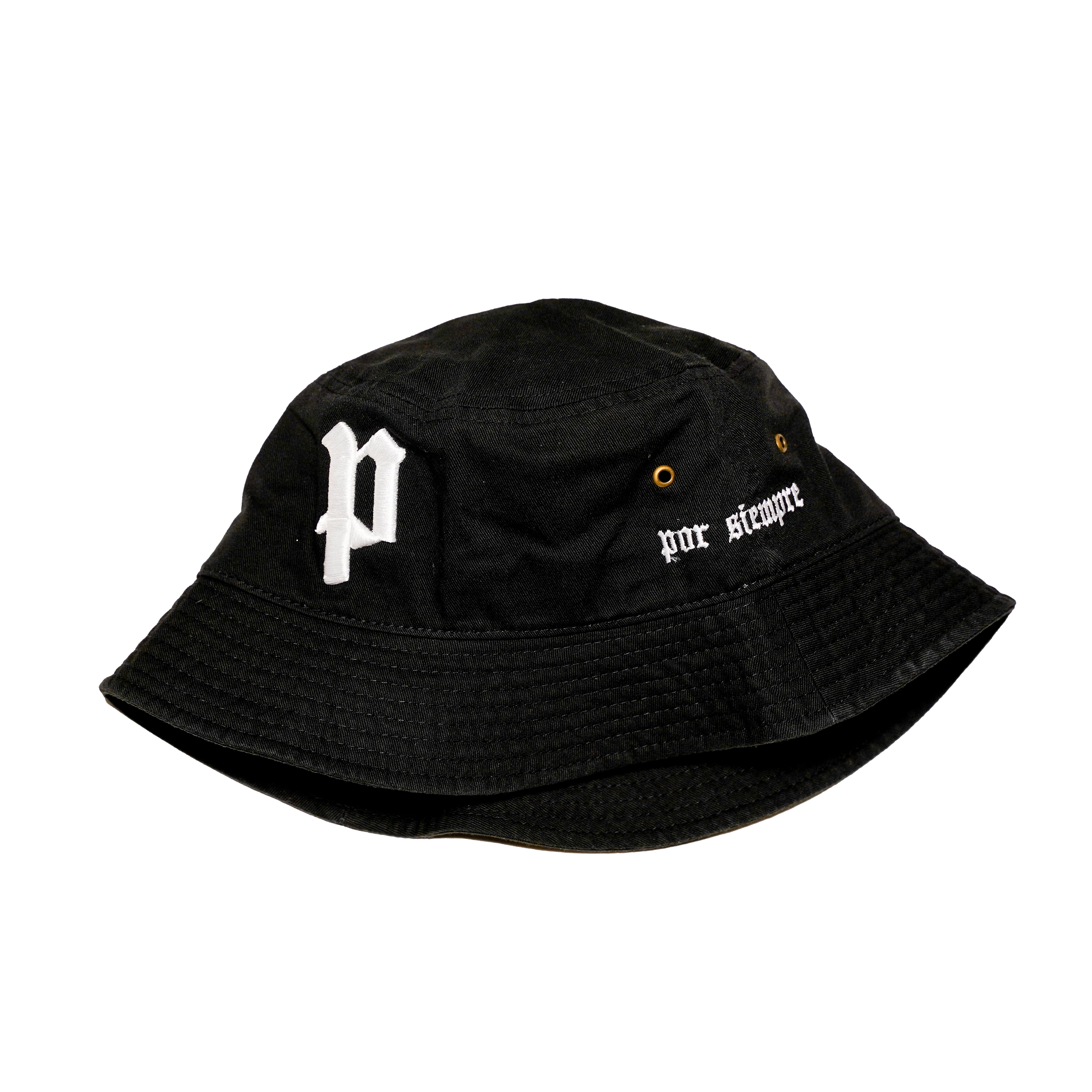 Original Black White P Bucket Hat