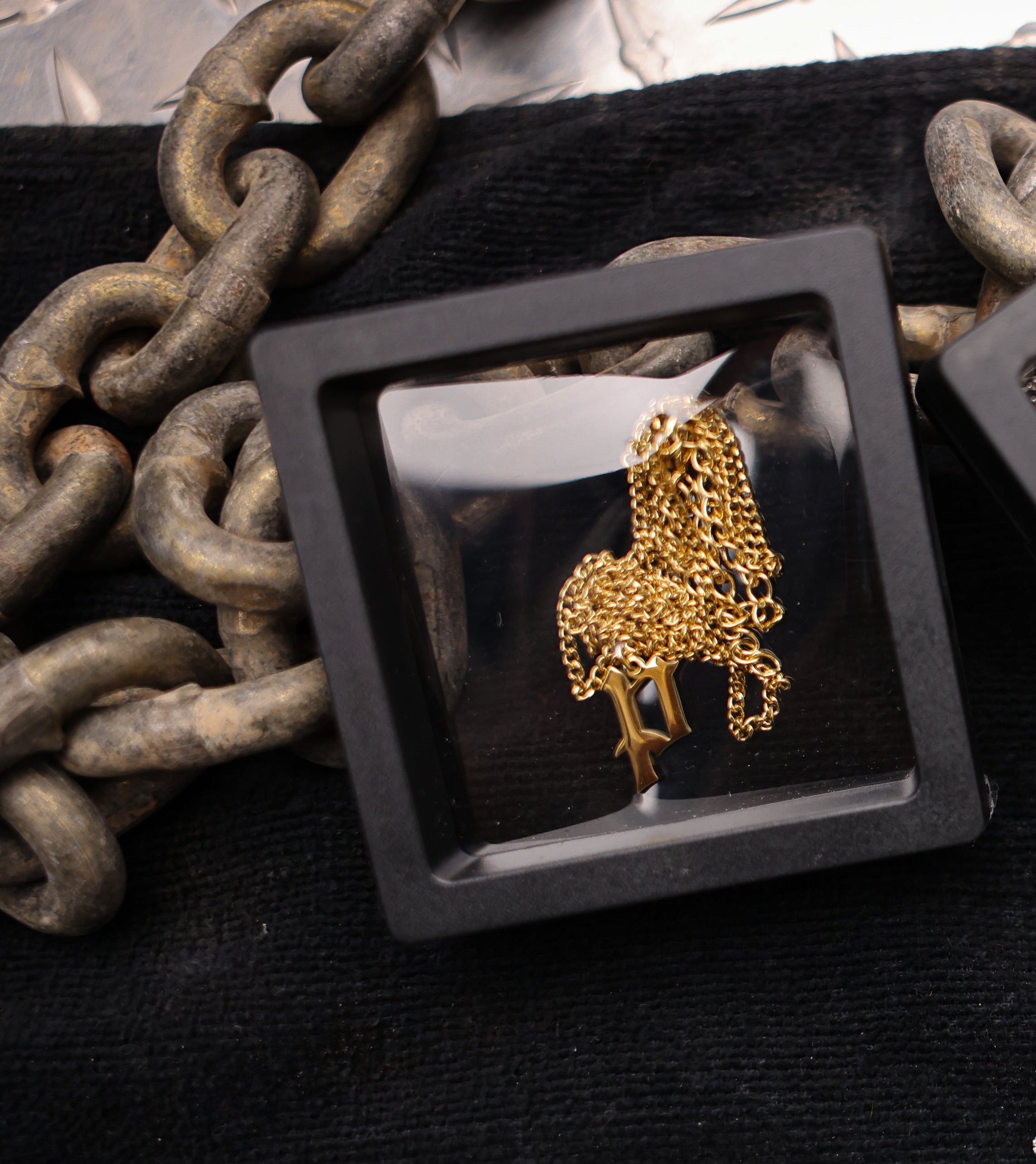 P Gold color Necklace.