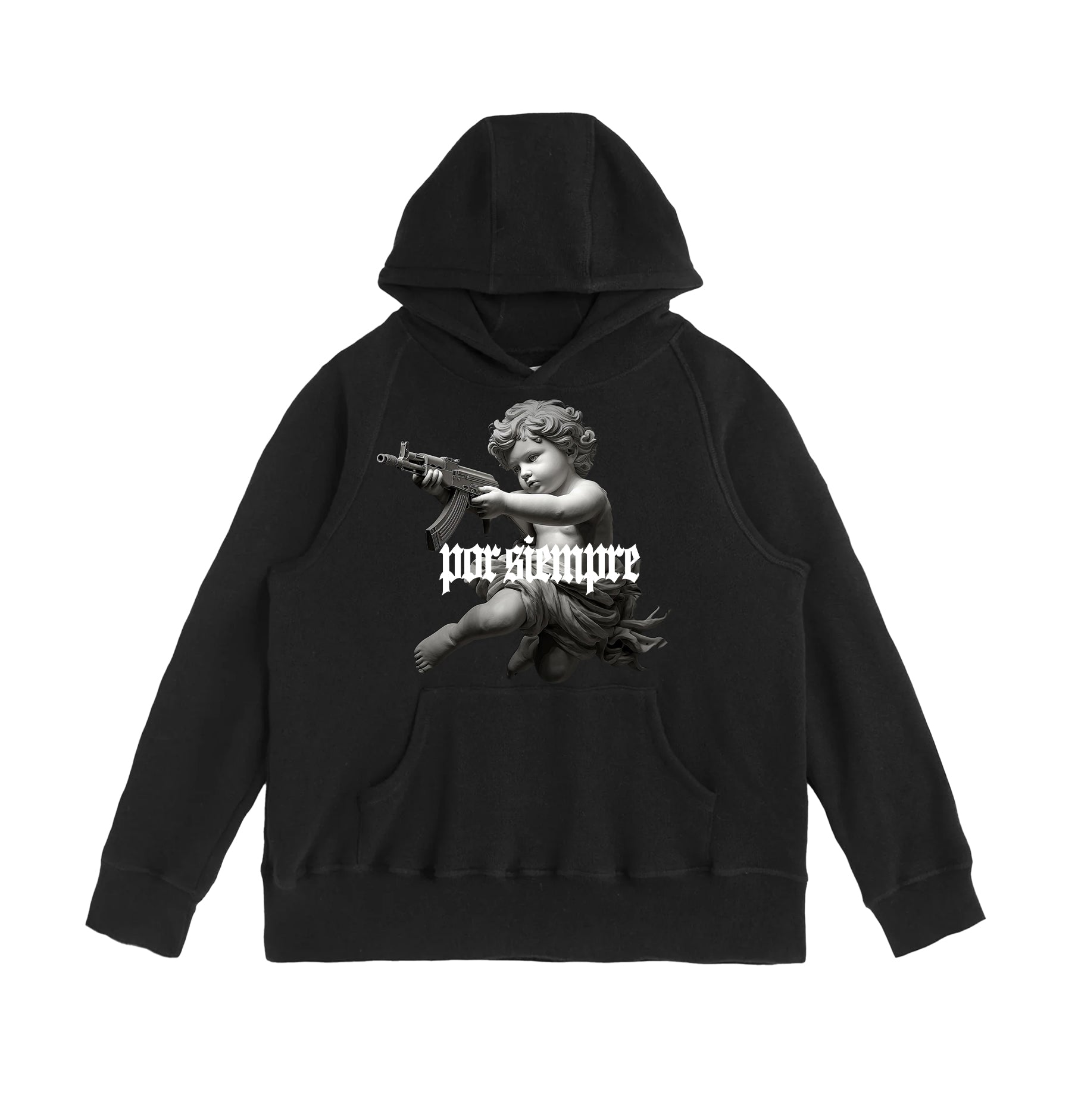 GUARDIAN ANGELS BLACK HOODIE