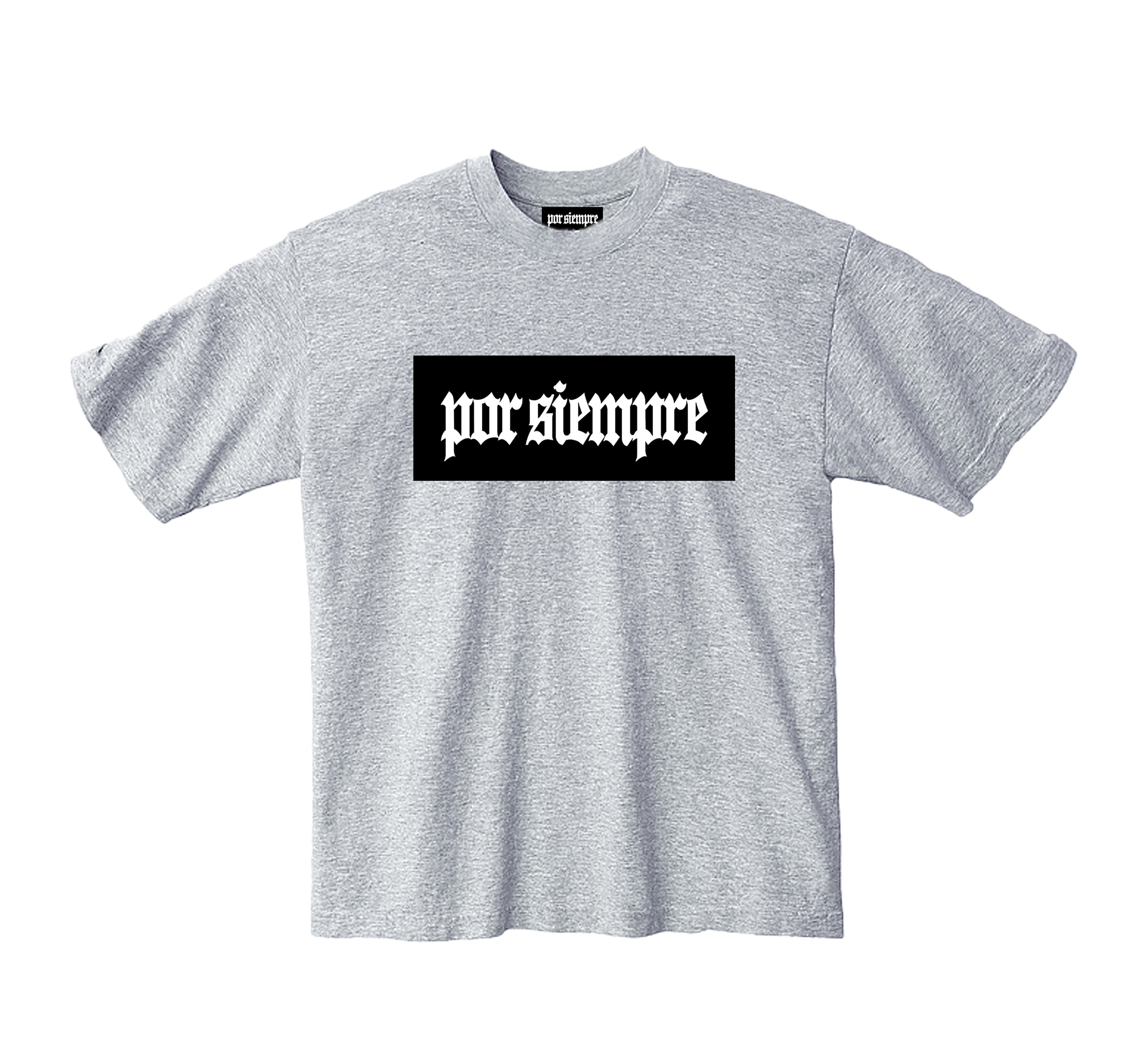 GET BACK UP GREY TEE