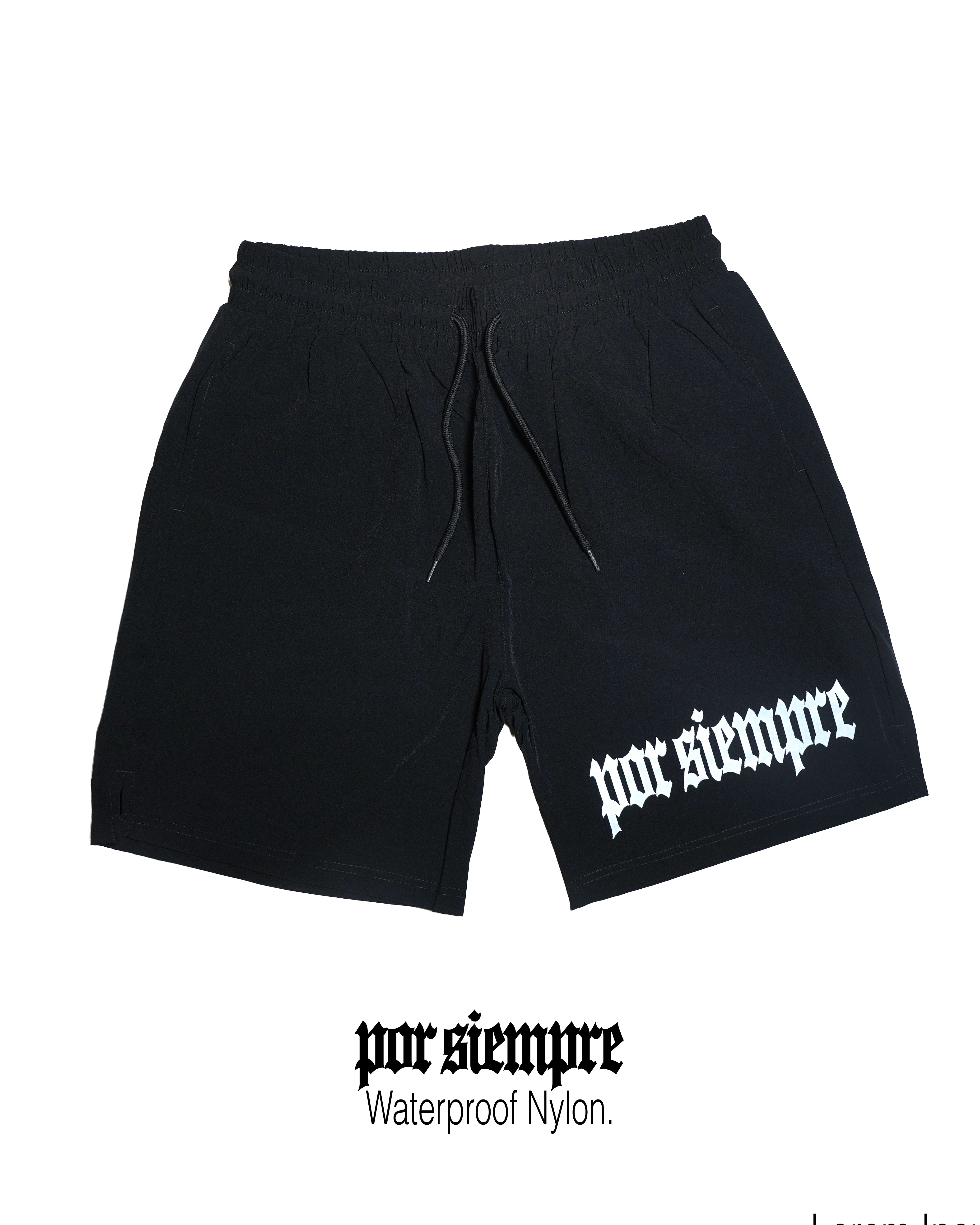 Black Por Siempre Shorts